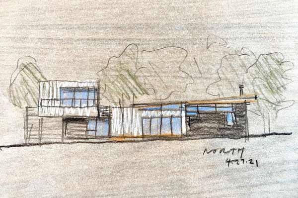 Mark Lauterbach architecture sketch
